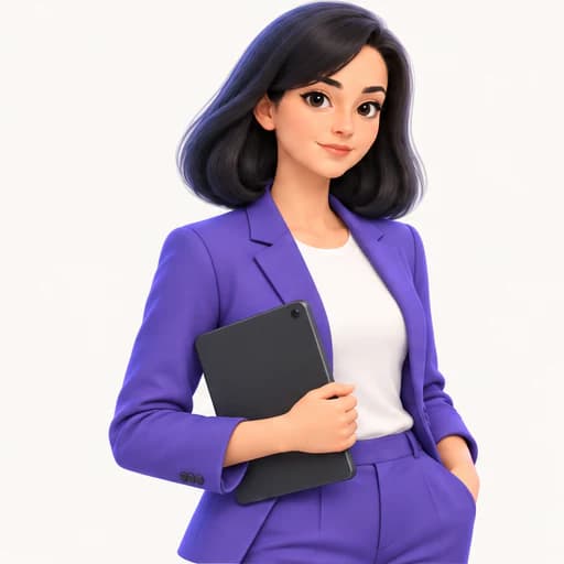 Inés en una postura profesional de control